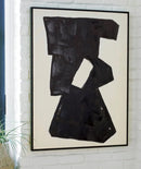 A8000385 WALL ART BLACK/CREAM