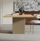 RDT012 OAK VENEER SQUARE DINING TABLE