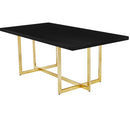 DT035GWB REAL WOOD VENEER DINING TABLE