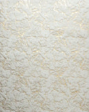 Metallic Area Rug White Scattered -8’x8’Round Rugs