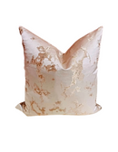 MODERN 22x22 PILLOW COVER -TAN&GOLD