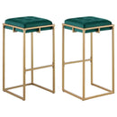 183648 Coaster Hunter Green Bar Stool