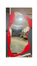 Red Modern Luxury Art Mirror (7FT)