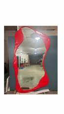 Red Modern Luxury Art Mirror (7FT)