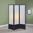 Folding Shoji Screen Black 900120