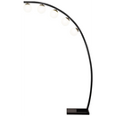 Cody 78-Inch Spherical 5-Light Arc Metal Floor Lamp Black 920242