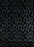 Metallic Area Rug Black Sliver Marble