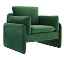 Indicate Performance Velvet Armchair EEI-5152-EME