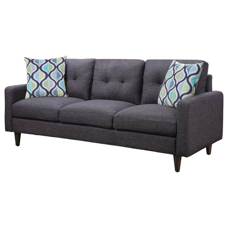 Watsonville Tufted Back Sofa Grey 552001