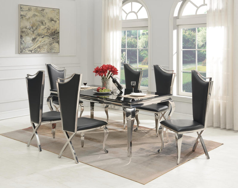G-106-T Black Rectangular Dining Table