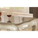 Acme Furniture Chantelle Dining Table with Marble Top 63540 IMAGE 2