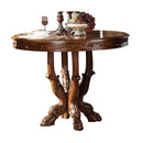Acme Furniture Round Dresden Counter Height Dining Table with Pedestal Base 12160 IMAGE 1