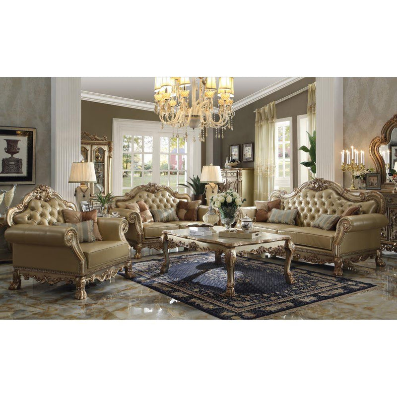 Acme Furniture Dresden Stationary Polyurethane Sofa 53160 IMAGE 2