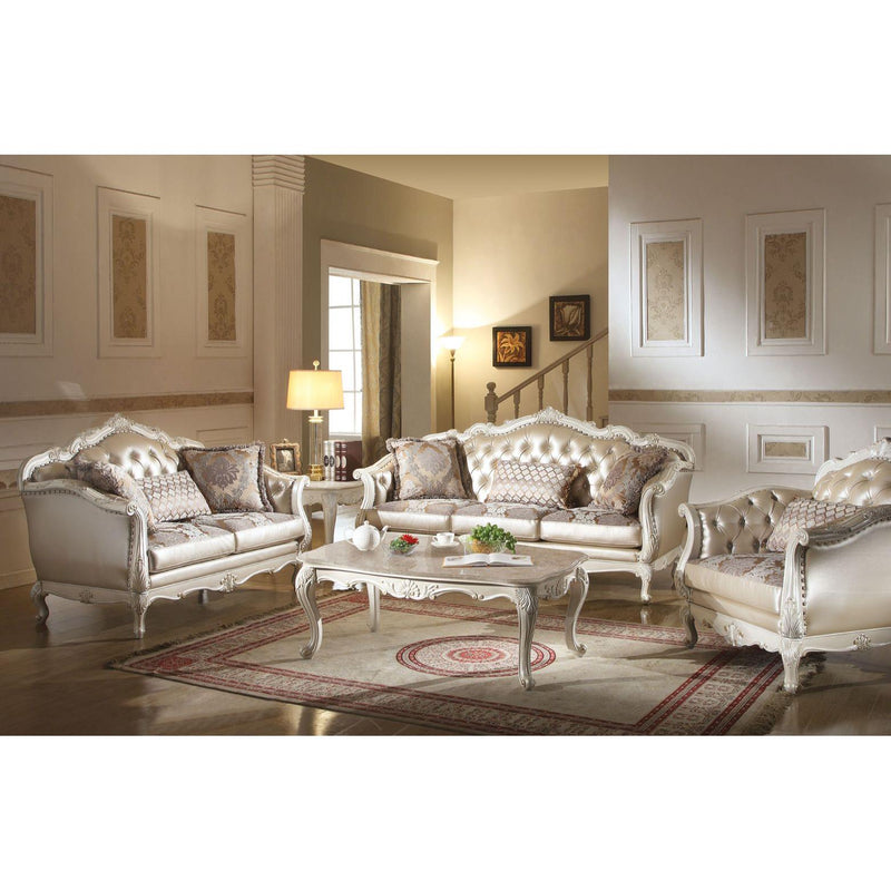 Acme Furniture Chantelle Stationary Polyurethane Sofa 53540 IMAGE 1