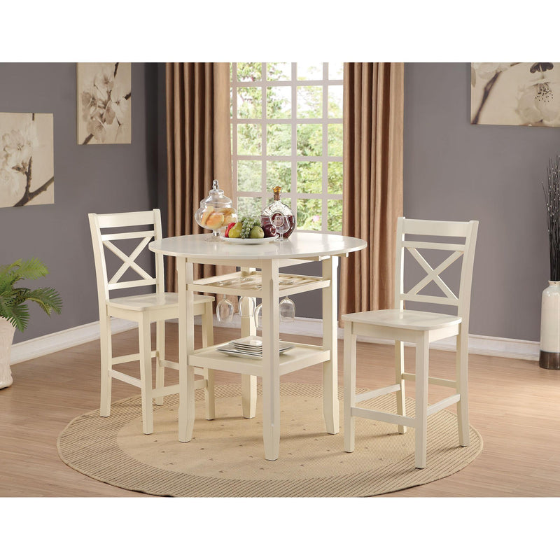 Acme Furniture Square Tartys Counter Height Dining Table 72545 IMAGE 1