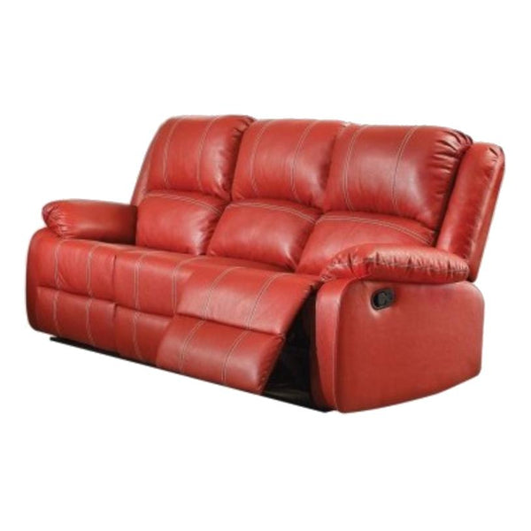 Acme Furniture Zuriel Reclining Leather Look Sofa with Wall Recline 52150 IMAGE 1