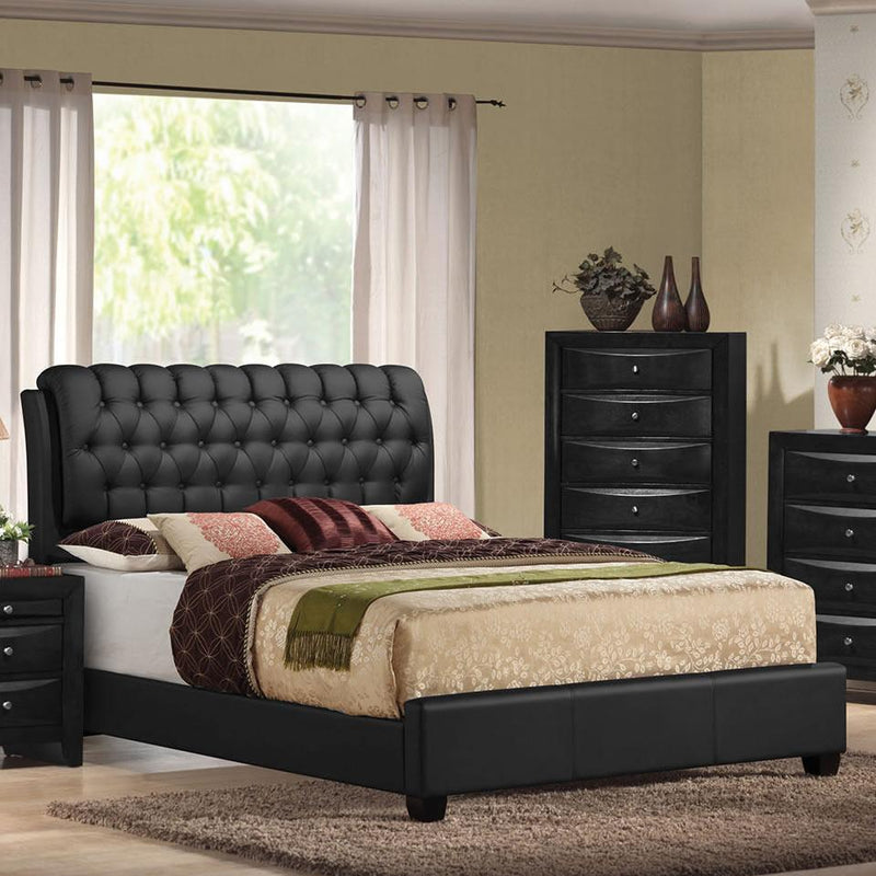 Acme Furniture Ireland II Queen Upholstered Platform Bed 14350Q IMAGE 4