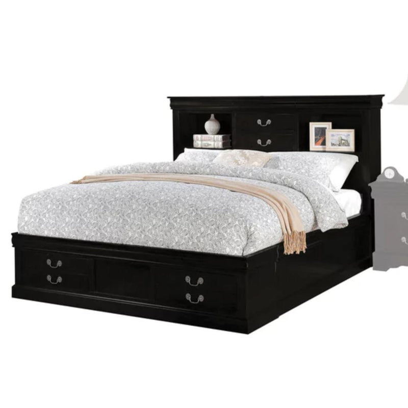 Acme Furniture Louis Philippe III Queen Bed with Storage 24390Q IMAGE 1