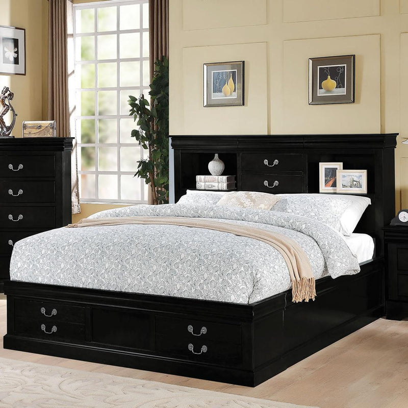 Acme Furniture Louis Philippe III Queen Bed with Storage 24390Q IMAGE 2