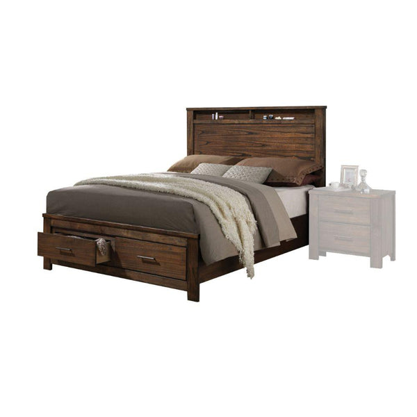 Acme Furniture Merrilee Queen Panel Bed with Storage 21680Q IMAGE 1