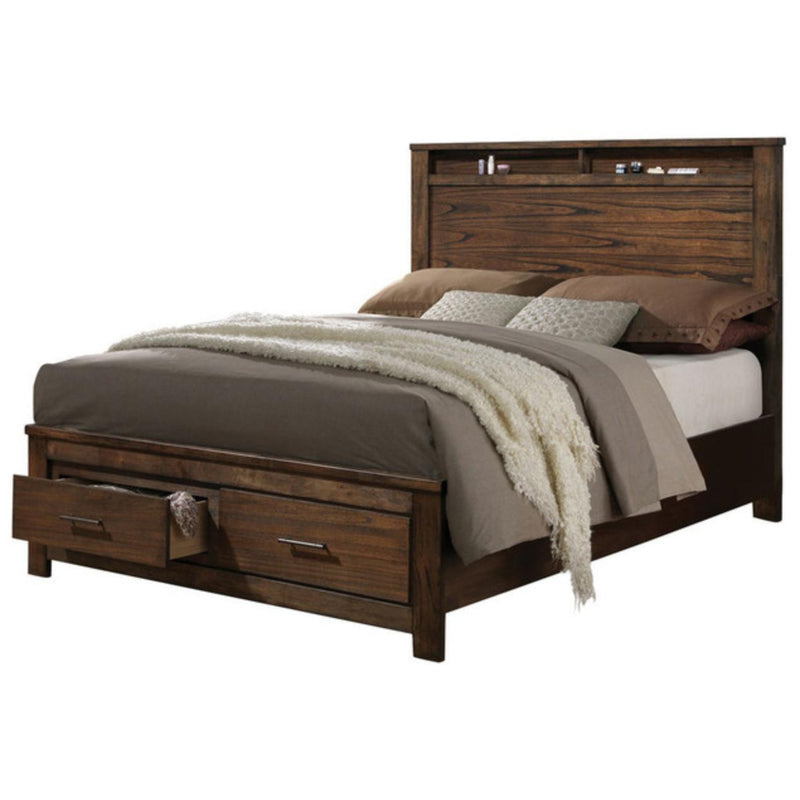 Acme Furniture Merrilee Queen Panel Bed with Storage 21680Q IMAGE 1