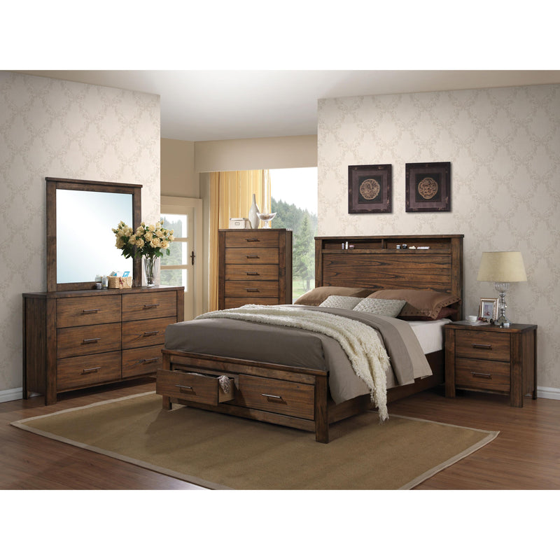 Acme Furniture Merrilee Queen Panel Bed with Storage 21680Q IMAGE 2