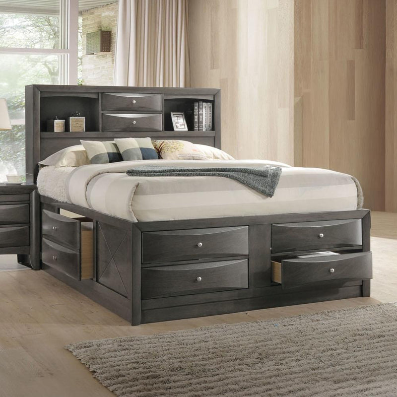 Acme Furniture Ireland King Platform Bed with Storage 22696EK IMAGE 1