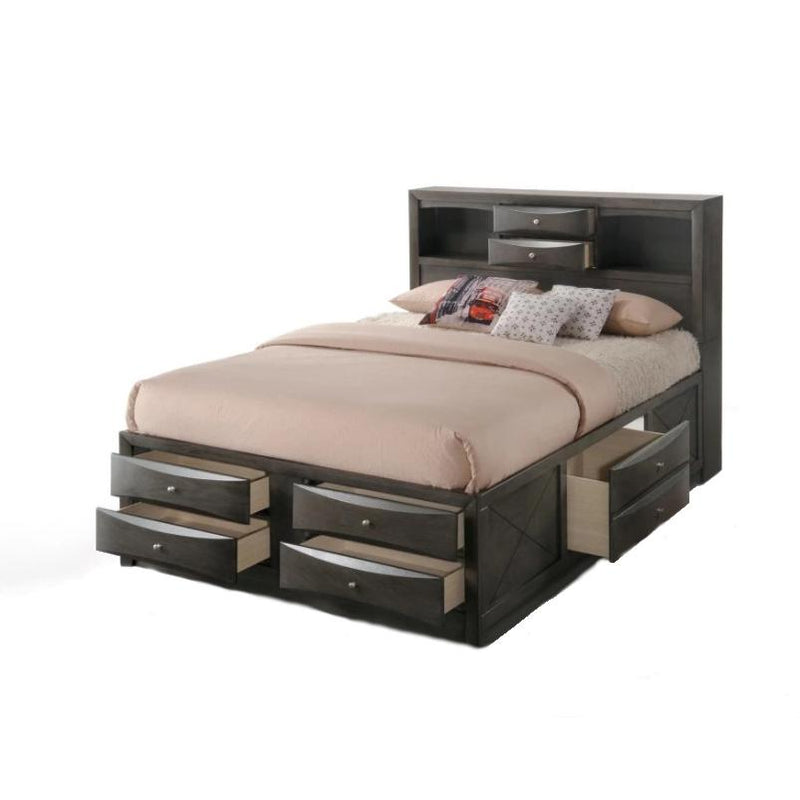 Acme Furniture Ireland Queen Platform Bed with Storage 22700Q IMAGE 2
