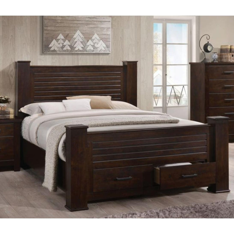 Acme Furniture Panang Queen Poster Bed with Storage 23370Q IMAGE 1