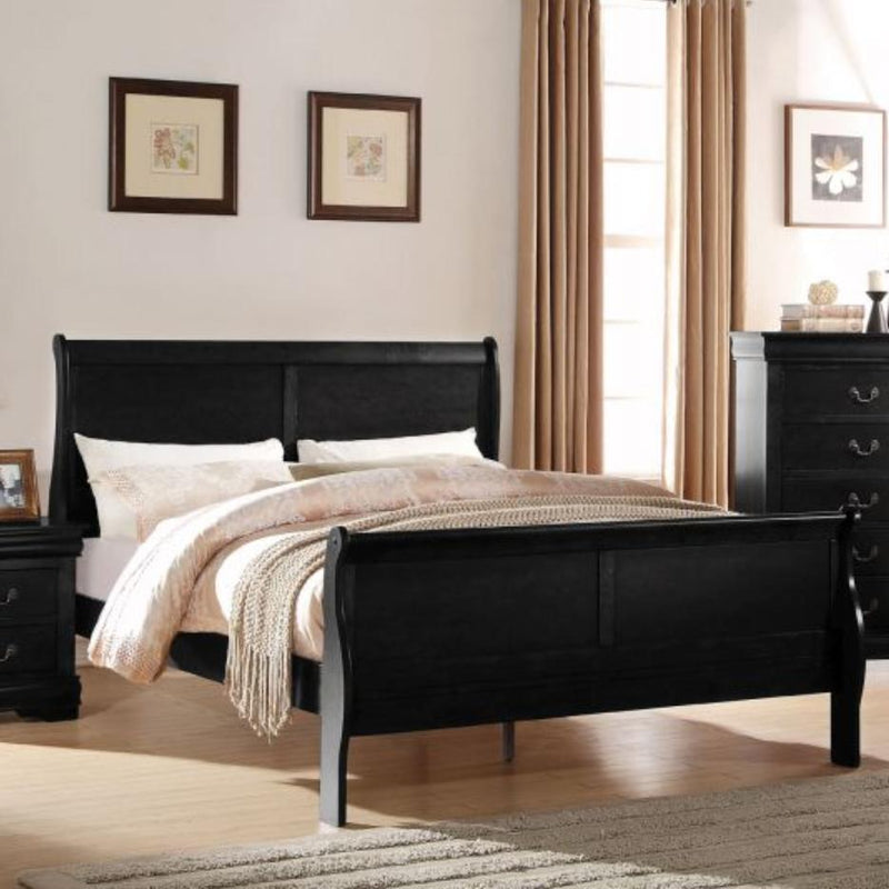 Acme Furniture Louis Philippe Full Sleigh Bed 23737F IMAGE 2