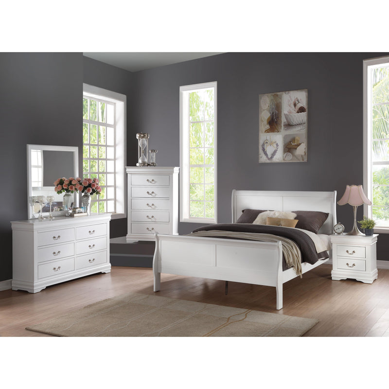 Acme Furniture Louis Philippe Queen Sleigh Bed 23830Q IMAGE 3