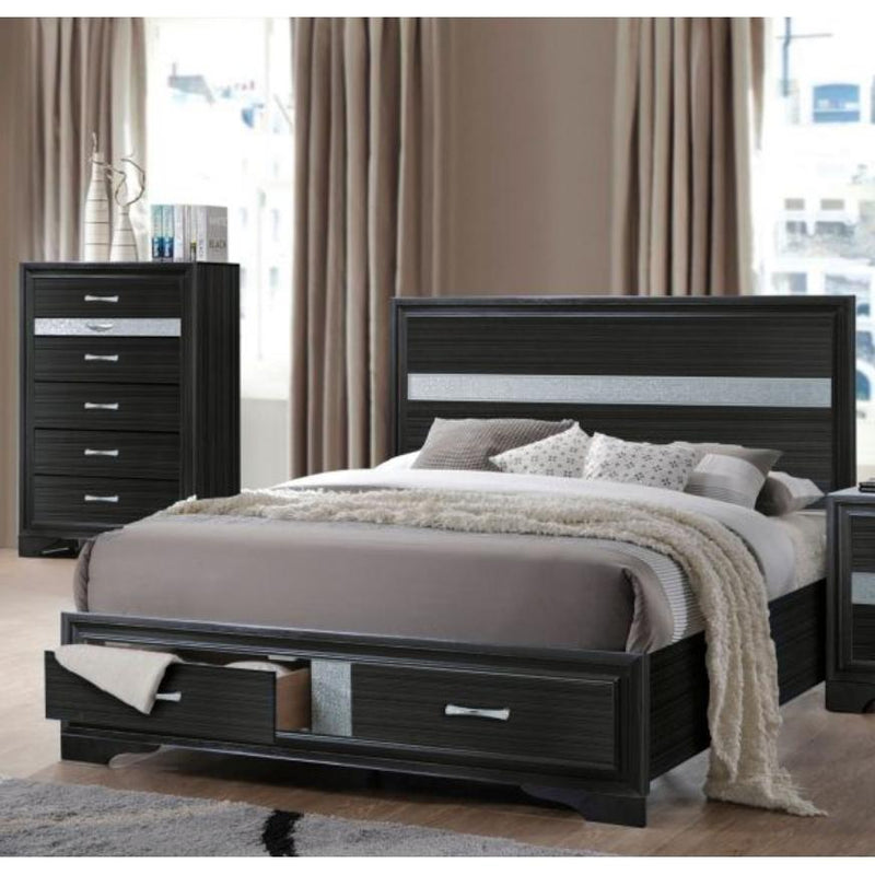 Acme Furniture Naima Queen Bed with Storage 25900Q IMAGE 1