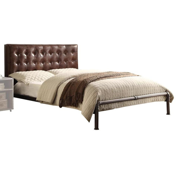 Acme Furniture Brancaster Queen Upholstered Panel Bed 26210Q IMAGE 1