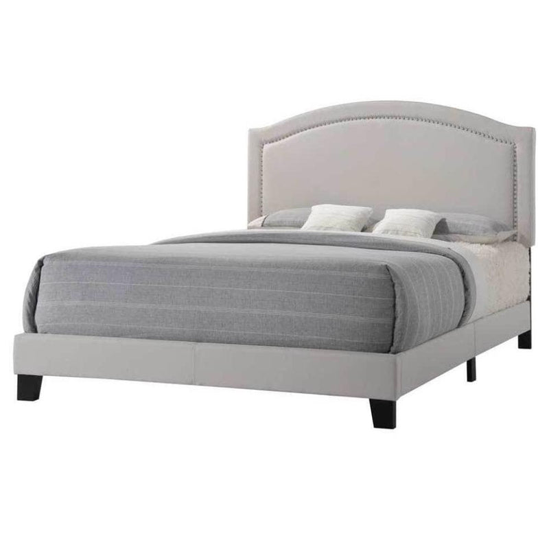 Acme Furniture Garresso Queen Upholstered Platform Bed 26340Q IMAGE 1
