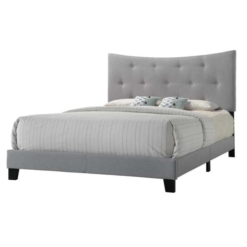 Acme Furniture Venacha Queen Upholstered Platform Bed 26360Q IMAGE 1