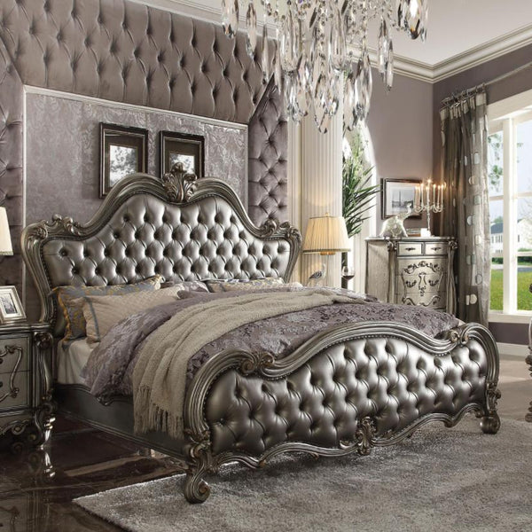 Acme Furniture Versailles California King Upholstered Bed 26834CK IMAGE 1