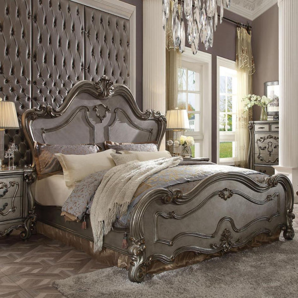 Acme Furniture Versailles Queen Panel Bed 26860Q IMAGE 1