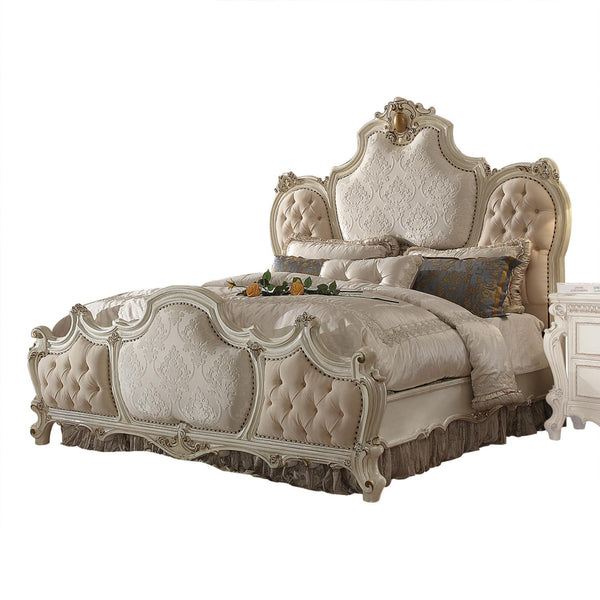 Acme Furniture Picardy King Upholstered Panel Bed 26877EK IMAGE 1