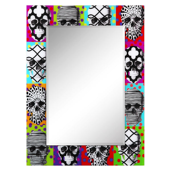 Empire Art Direct Sugar Skulls Wall Mirror TAM-JP500-4836RT-36 IMAGE 1