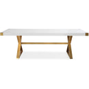 TOV Furniture Adeline Dining Table with Trestle Base TOV-G5496 IMAGE 1