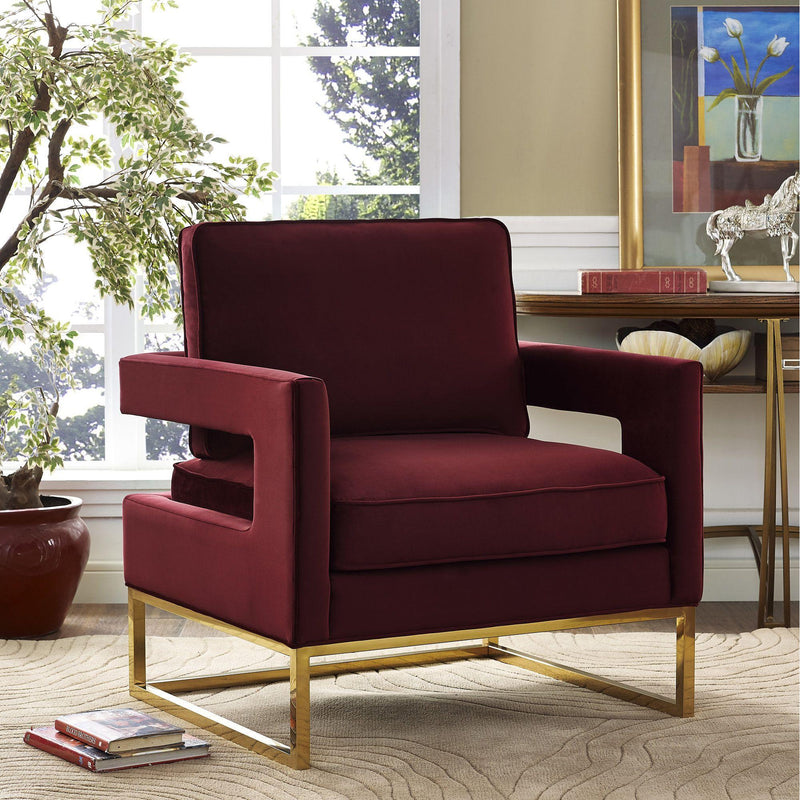 TOV Furniture Avery Stationary Fabric Accent Chair TOV-A110 IMAGE 5