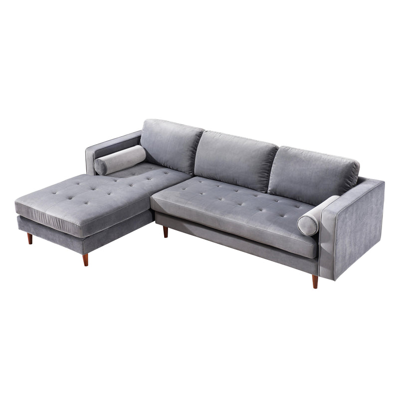 TOV Furniture Como Fabric 2 pc Sectional TOV-L4123-L4125 IMAGE 3