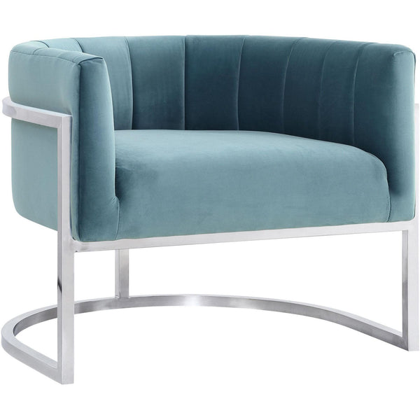 TOV Furniture Magnolia Stationary Fabric Accent Chair TOV-A147 IMAGE 1