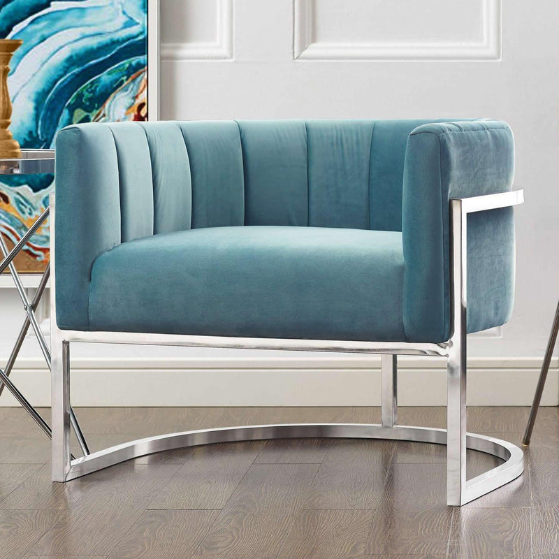 TOV Furniture Magnolia Stationary Fabric Accent Chair TOV-A147 IMAGE 5