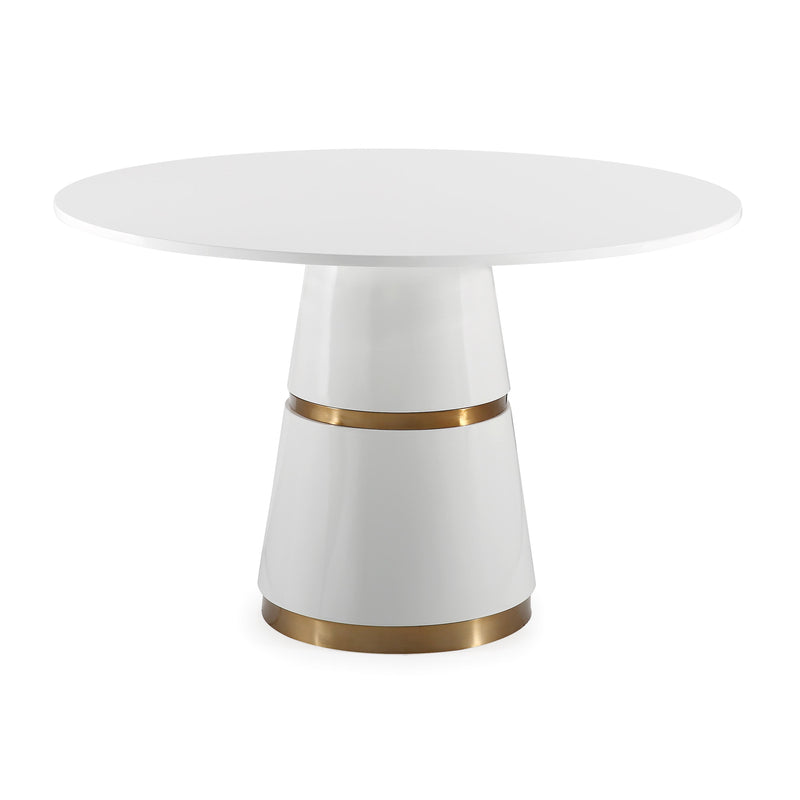 TOV Furniture Round Rosa Dining Table with Pedestal Base TOV-GT5505 IMAGE 1