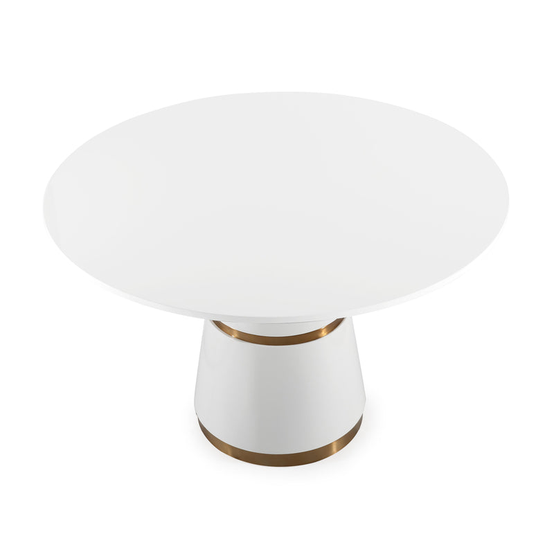 TOV Furniture Round Rosa Dining Table with Pedestal Base TOV-GT5505 IMAGE 2