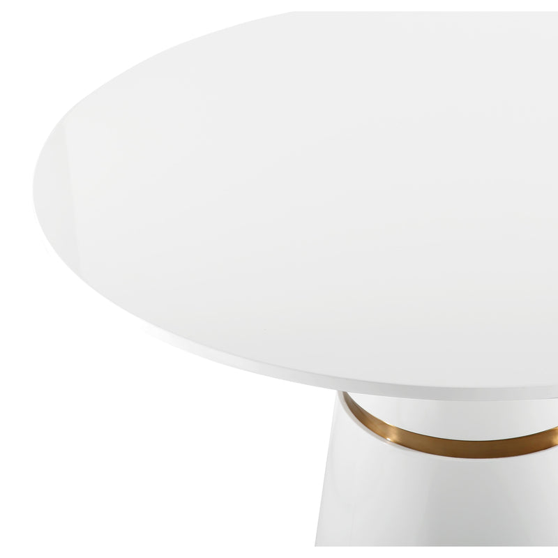 TOV Furniture Round Rosa Dining Table with Pedestal Base TOV-GT5505 IMAGE 5