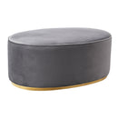 TOV Furniture Scarlett Fabric Ottoman TOV-OC7225 IMAGE 1