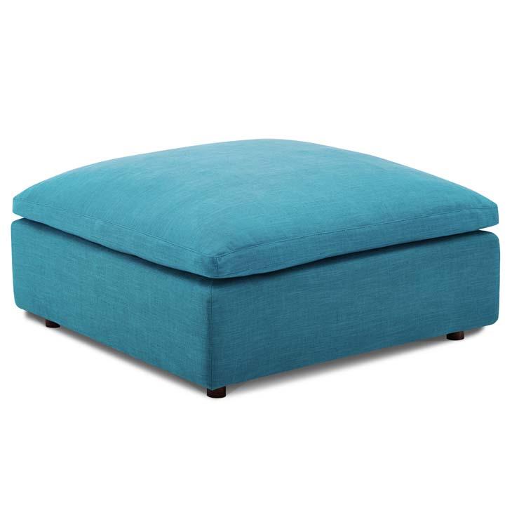 Modway Furniture Commix Fabric Ottoman EEI-3318-TEA IMAGE 1