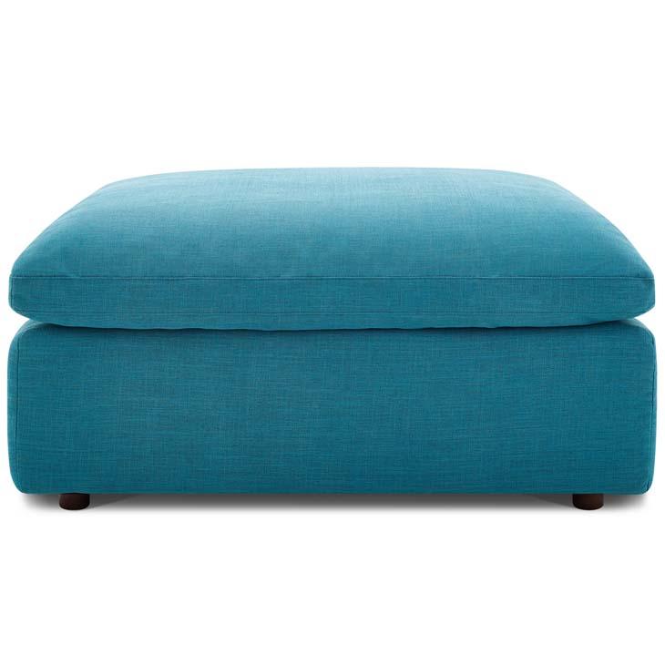 Modway Furniture Commix Fabric Ottoman EEI-3318-TEA IMAGE 2